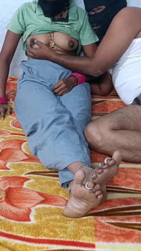 Bini Panas India Berkongkek Panas Buatan Sendiri