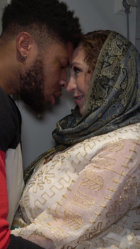 BBC Stepson Helping His Hijabi Stepmother with the Laundry