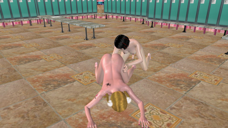 TransLure: Animované 3D shemale porno - krásná Shemale Fisting Nádherná ženská kundička v šatně