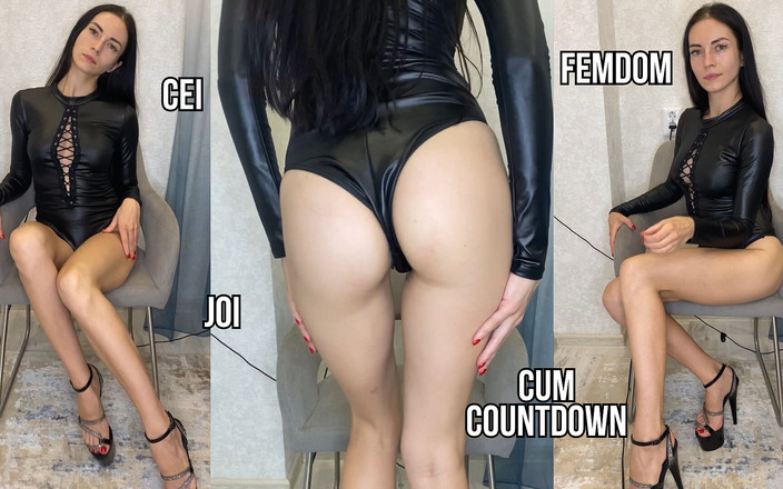 Princess Monica: Femdom instrucciones de paja, instrucciones para tragar leche, cuenta regresiva