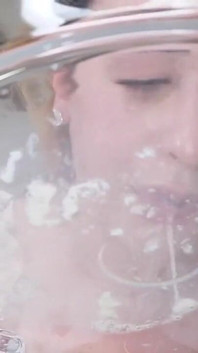 Teen PAWG Gets Rough Anal, Piss, and Eats Huge Amount of Cum Out of Her Ass