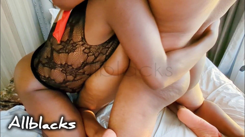 Sexieafric: Masivní výstřik na obličej a do pusy - Black Dick FFM...