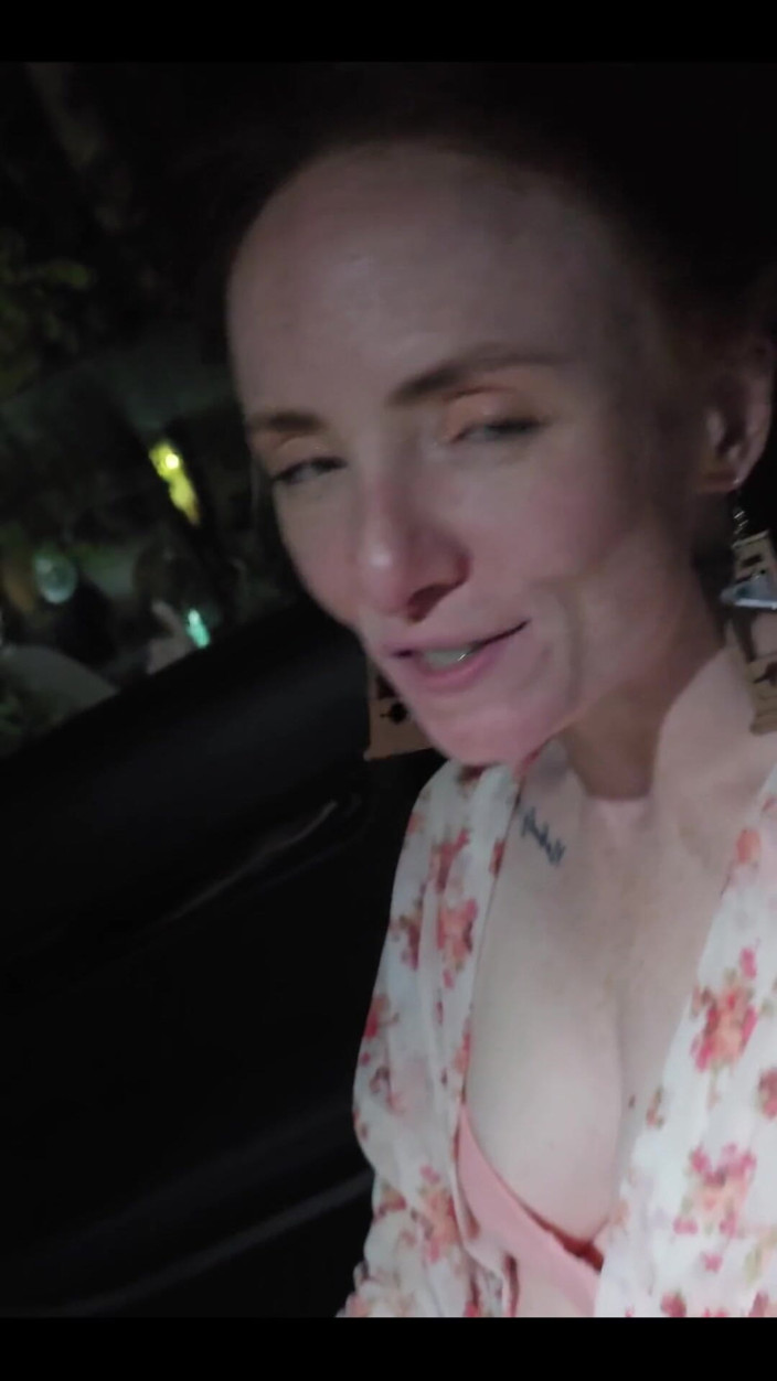 PNW Porn: Blås jobb oral creampie i bilen