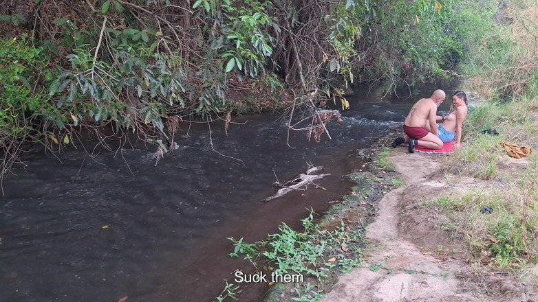 Gabi SweetCouplesStories: Strangers Are Caught Having Sex at the Waterfall.