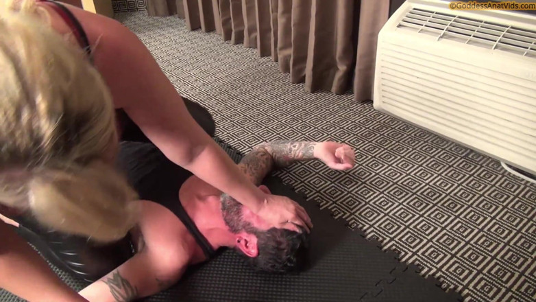 Goddess Anat Official: Chloe vs Gavin: mixed wrestling with punishment