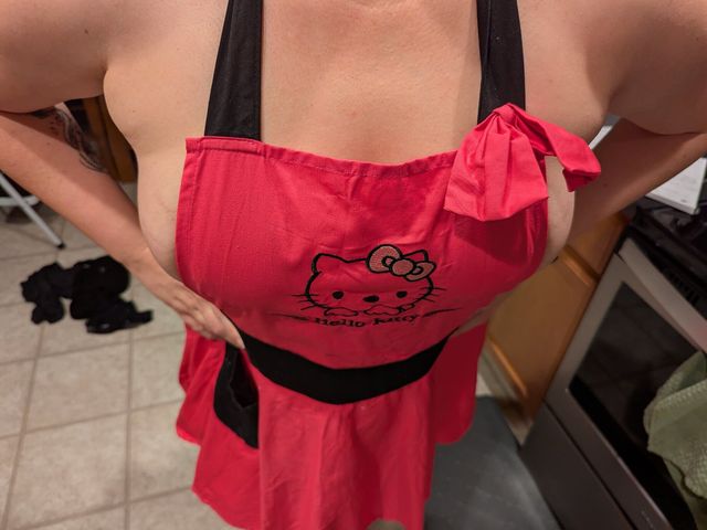 Nude Hot Wife Holiday Baking Teasing Locked up Cuck (Always Fun No Pants)