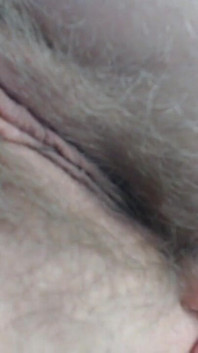 Fingering My Super Hairy Asshole with Moaning