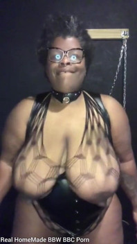 Posing in Sexy Fem Dom Outfit