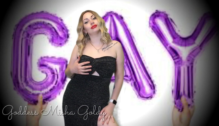 Goddess Misha Goldy: Du liebst es, schwanz zu nehmen! Du willst schwanz lutschen!...