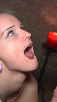 Blonde Tattooed Pierced Babe With Big Tits Gets Golden Showered, Fucked Doggystyle, and Eats His Cum with a Deepthroat