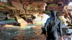 UKCuteGirl: Wetsuit cave encounter : plaisir secret avec un inconnu mystérieux