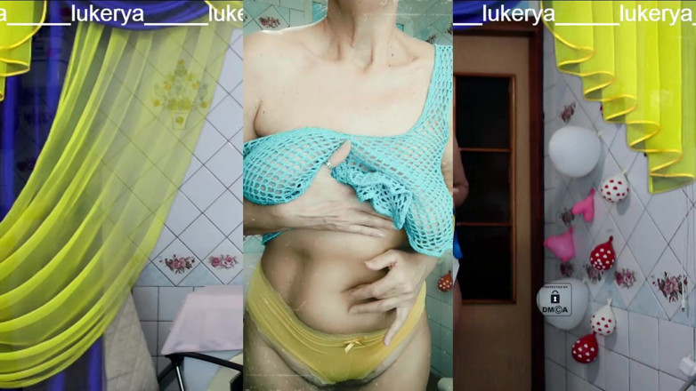 Lukerya: Lukerya vui vẻ, như thường lệ, tham gia vào việc...