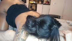 Paula Sucks Big Cock