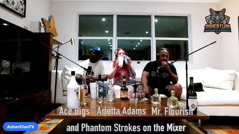 Mr Flourish Live: Arietta Adams ile yetişkin yıldızı podcast'i Mrflourish ve Ace Bigs...