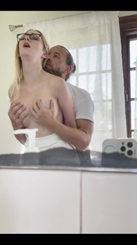 She Got Secretly Fucked in the Bathroom and We Almost Got Caught
