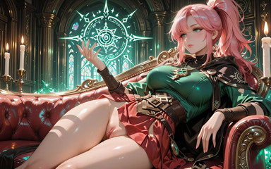 Tay Swift X: Głębokie przysiady dokuczanie pod Giant Magic Array, zielony sprzęt bojowy...