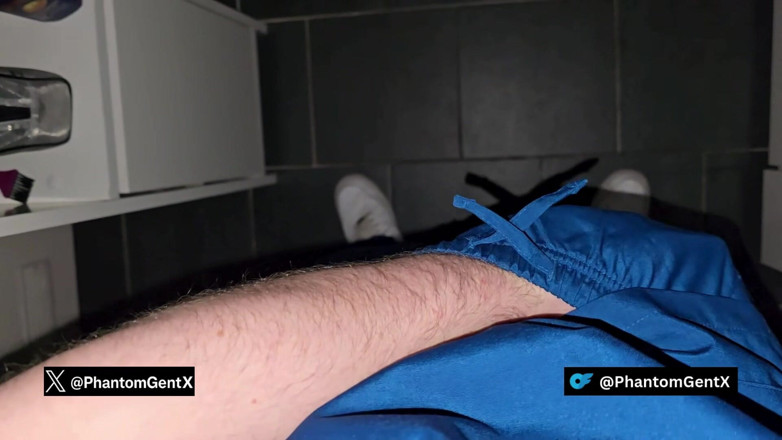 PhantomGentX: German Doctor Sneaks to Toilet and Jerks Out His Secret