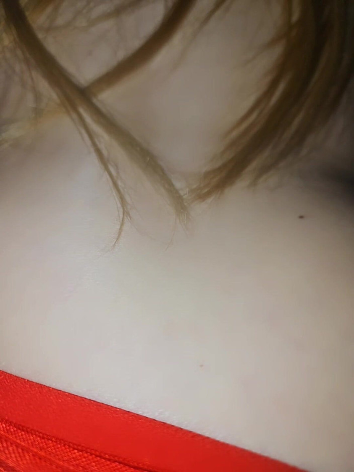 Hotblondygirl: 빨간 란제리로 모든 면에서 따먹히는 핫블론디걸