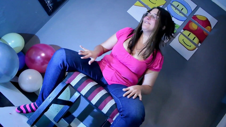 melu_world: Massive Sit to Pop and Strip While Doing It - Bunny...