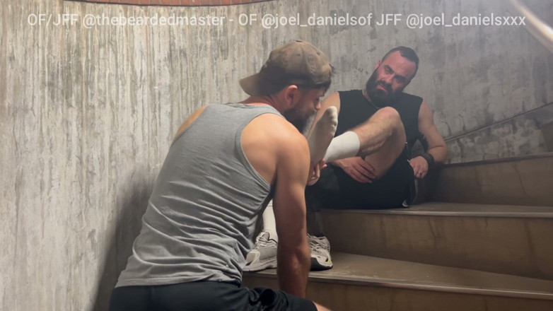 The Bearded Master: Outdoor Humilliation Feet Socks Sneakers Worship, Foot Fetish Sub