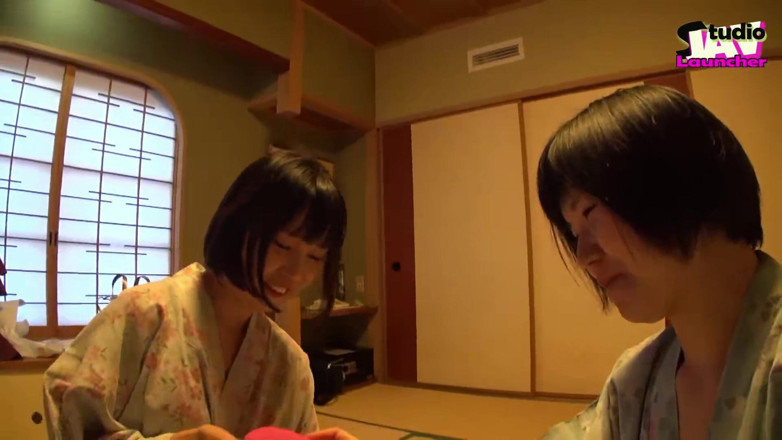 Studio JAV Launcher: Live Shot Lesbian Hot Spring Trip, Intimate Journey of Passion...