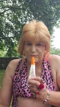Sucking on a Popsicle Outside!