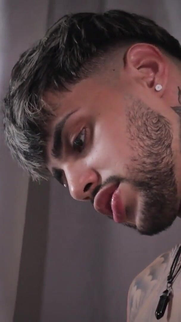 Blowjob Facial Hot Tattooed Stud Inked Mike Using Magic C Sweet Twink Mouth and Covering His Face in Thick Cum (Magic C)