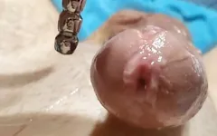 通过空心阴茎塞射精