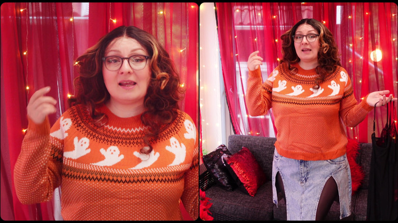 Arya Grander: Try on Haul: See Through Transparent Dress and Shiny Pantyhose.