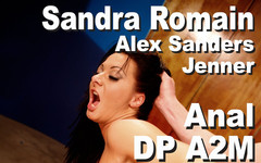 Edge Interactive Publishing: Sandra Romain e alex sanders & jenner facciali anale DP A2M