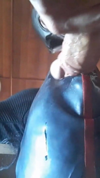 17 minuten extremer blowjob im hogtie und kehlenfick mit massivem oralem creampie