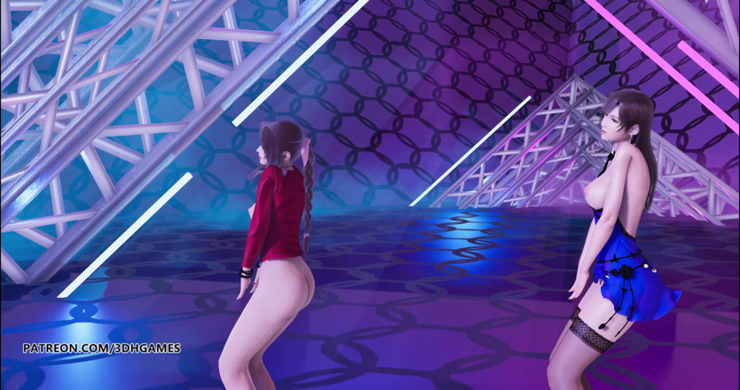 3D-Hentai Games: T ara - numbernine aerith tifa lockhart menari telanjang kpop dansa...