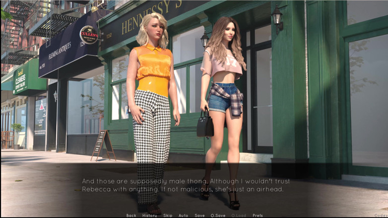 Snip Gameplay: シャッタード4 - ブレイクとベッカは買い物をしながら楽しんだ