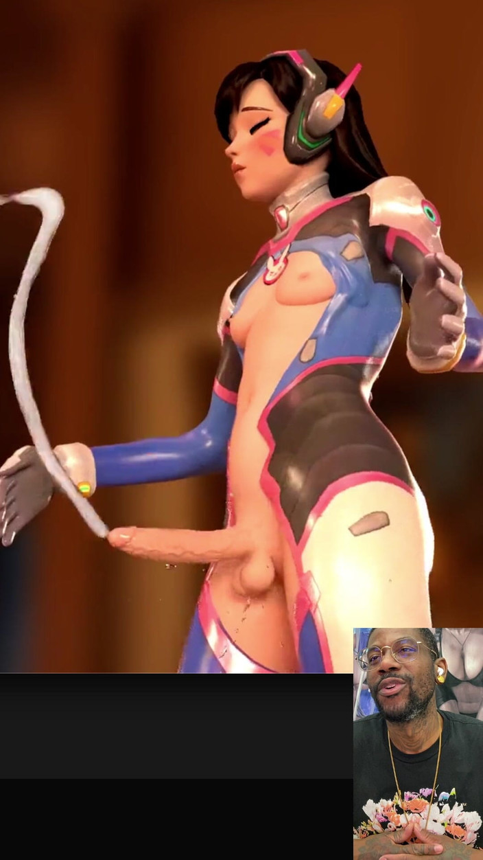 L6RD7BLU3 FUTA: D.va dostane svého transgender ptáka nerfed od cumming super šukání tvrdě...