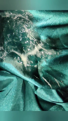 Satin And Silky: Порно с дрочкой в атласном шелке - трение головы хуя атласной шелковистой сари соседки Чачи (29)