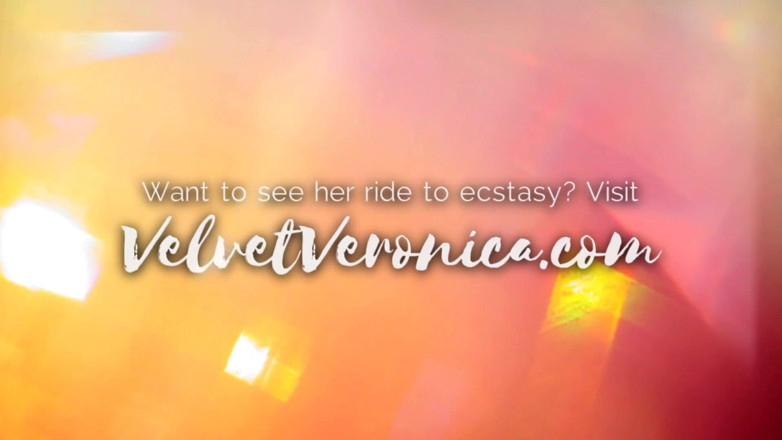 VelvetVeronica: She fucks a face dildo instead of his cock and...