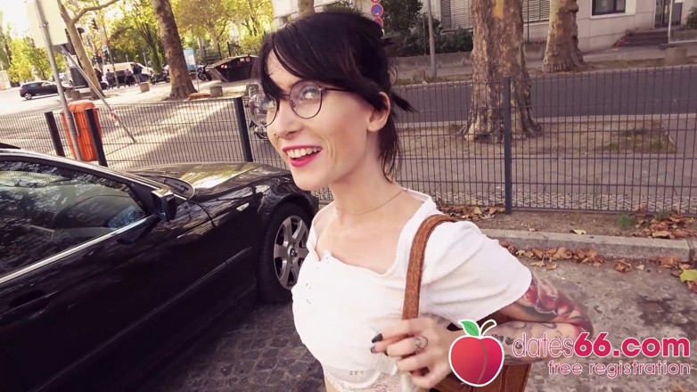 Dates66: Naughty! Petite coed Lou Nesbit banged! (english)