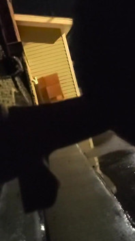 Outdoor Riding Dildo, Jerking and Cumming at Work