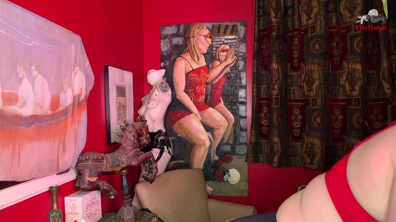 SophiaSylvan: Valentine menjilat Sophia Sylvan Femdom pov