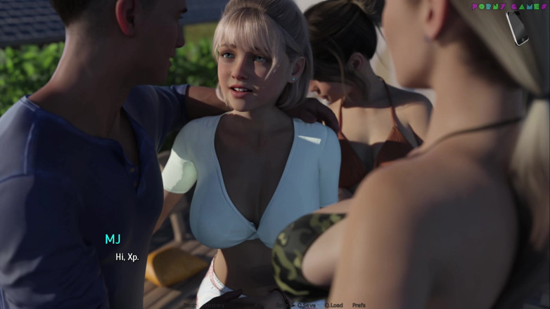 Porny Games: Life Together by Mr. Blackeyes - Strip Black Jack, First Day...