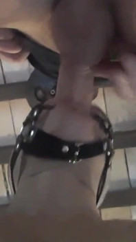 Nylon MILF Tied up with a Ring Gag and Face Fucked