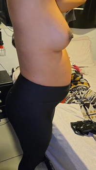 Giving My Pregnant Bitch a Piss After the Gym