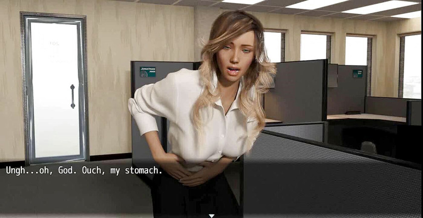 Dirty GamesXxX: オフィスの妻:セクシーな妻と魔法のネックレス - ep.4