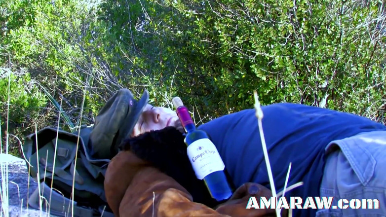 Amaraw: Blonde milf Ginger Hell raw dogged and cummed on outdoors