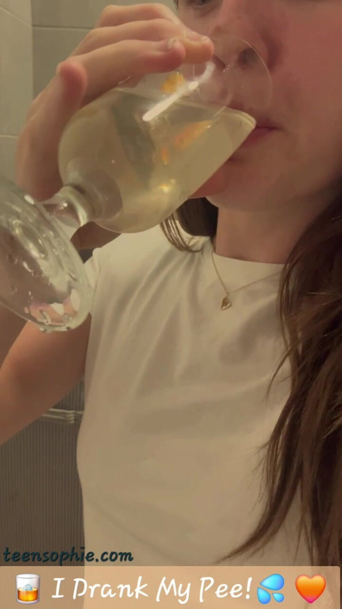 Teen Sophie: Me tragué mi pis!