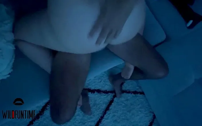 Wildfuntime: Watching porn in living room leads to great fuck