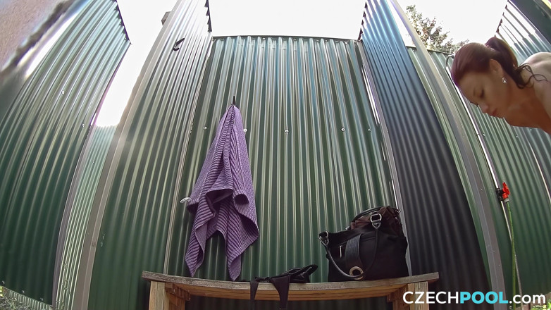 Czech Pool: Czech Pool 7: Firm Fitness Beauty Goes Bare Poolside