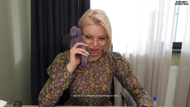 Ashby Winter: My Boyfriend Almost Heard My Sloppy Blowjob! I Had Hard...