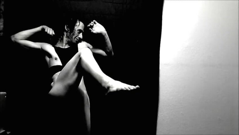 LilTaste: Transgirl Naked Posing for Self-photography Artwork
