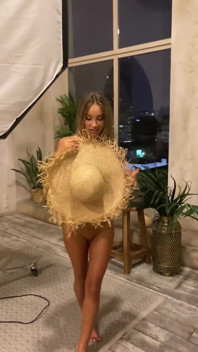 Monika Fox Mexican heat photoshoot backstage